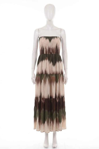 Dluga Sukienka Maxi Tie-Dye Boho