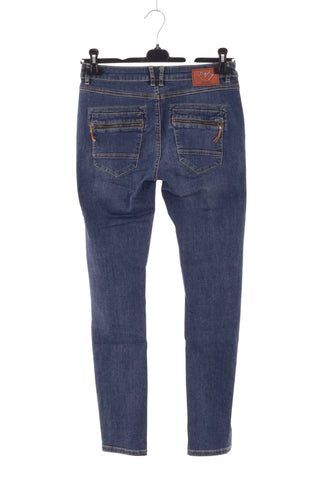 Jeansy Skinny Damskie Mos Mosh - Niebieskie  15% lyocell