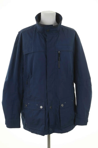 Tamsiai mėlyna striukė