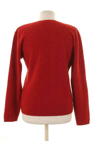Sweter czerwony 60% wełna, 20% angora