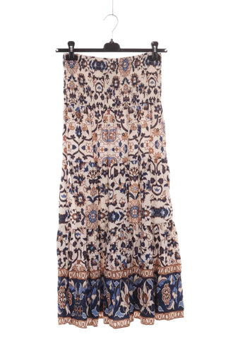 Dluga Spodnica Maxi w Kwiaty w Stylu Boho