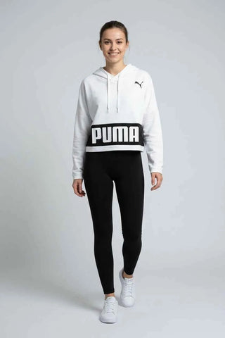 Bluza z kapturem damska Puma - Biała